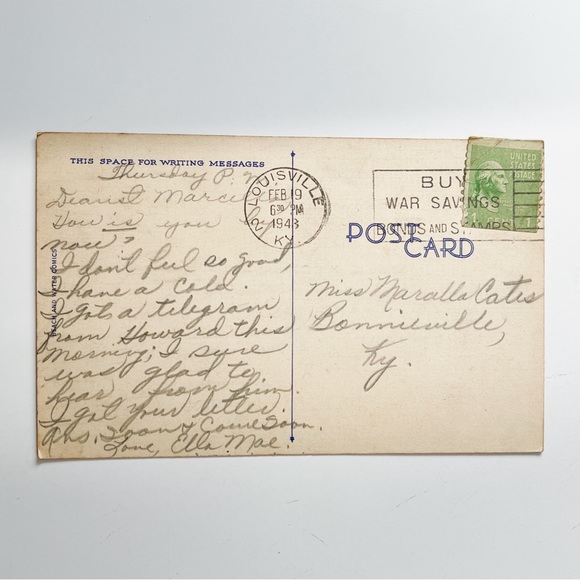 Comic 1938 "I Must Get A Wiggle to Send You This Spicy Greeting" Linen Postcard - Picture 3 of 3